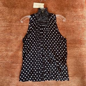 Solitaire POLKA DOT turtle tank black white dots